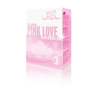 ESP Pink Love Kondome – 3 Stck