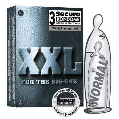 Secura XXL Kondome - 3 Stck