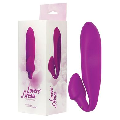 14,5 x 3,5 cm Lovers Dream Couples Vibrator purple