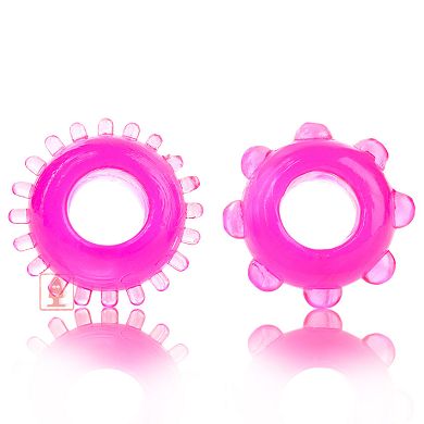 2er Set Synergy Penisringe - pink