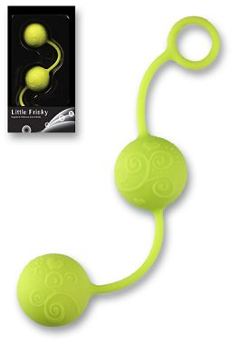 Liebeskugeln Silikon Herzchen - Little Frisky Love Balls green