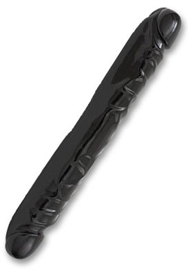 30 x 3,7 cm Doc Johnson Jr. Veined Double Header Doppeldildo black