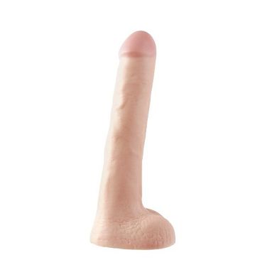 Basix Rubber Works by Pipedream - Long Boy 10" - realistischer Dildo mit Hoden und Sa