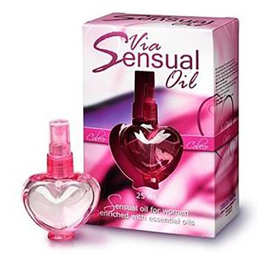 Cobeco Via Sensual Oil 25 ml Massagel fr den Intimbereich stimuliert die Klitoris und 