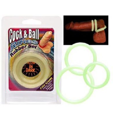 Penisring Set -neon- (3tlg.)