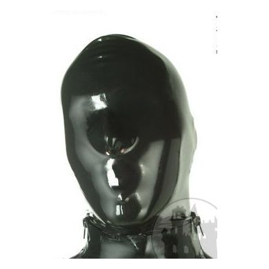 Latex Ganzmaske, getaucht