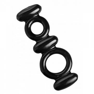 Cock&Ball Ring -  1,5-2,5 cm - in Schwarz