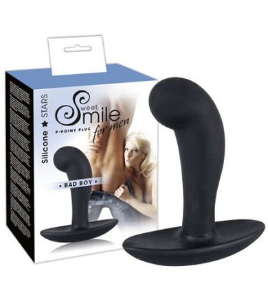 Sweet Smile Bad Boy - Prostata Massage Plug in Schwarz