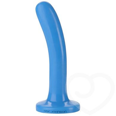 Doc Johnson Platin Premium Dildo aus Silikon - The Slim