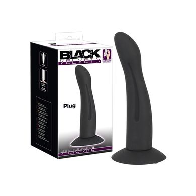 17,5 x 2,7 - 3,6 cm Black Velvets Plug 100% Silikon black