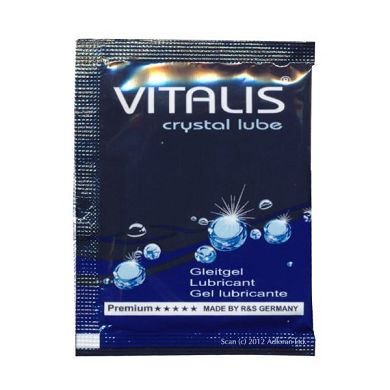 40 Vitalis Crystal Lube Gleitgel Portionspackungen / Sachets mit je 5 g Gleitmittel