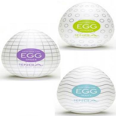 3er-Set Tenga Egg (Wavy/ Clicker/ Spider)