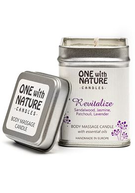 Massagekerze One with Nature 108 g Revitalize