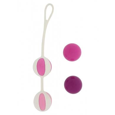 G-Vibe - Liebeskugeln "Geisha Balls"- Ø 3 cm - in Violett