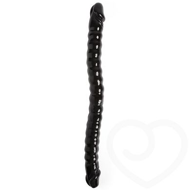 Basix gerippter Doppeldildo 47 cm