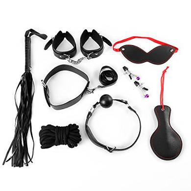 Bondage Set, URLOVE 8 Stück Sex Werkzeuge Restraint System Slave S&M Sexspielzeug