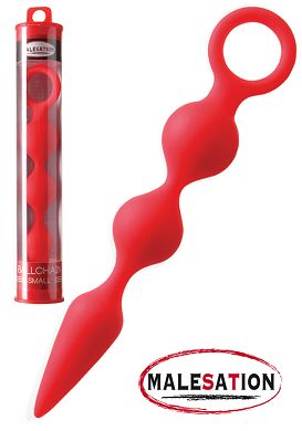 Malesation Silicone Ballchain small red