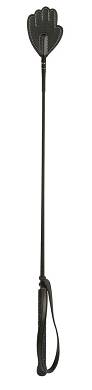 Kunstoff Springgerte breite Handklatsche 64cm Reitgerte Gerte Schlag Klatsche