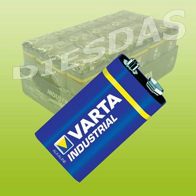 10 Stk Varta E-Block Industrial 9V 6LR6 4022 V4021 Batterie 10x