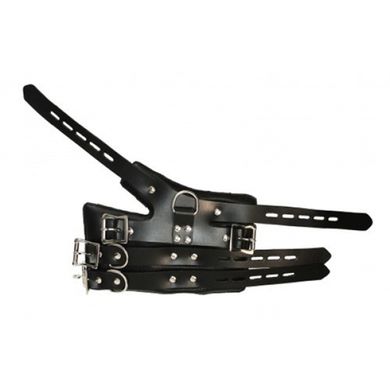 Handfesseln aus Leder mit 4 Schlie?en von Strict Leather