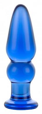 Glasdildo-Erotik Art Glas Skulptur-Anal Plug-F3