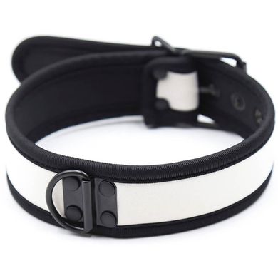 HardcoreDeLuxe Neoprene Puppy Collar white