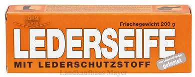 Lederseife Sattelseife Riegel Lederpflege 200g