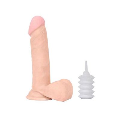 Doc Johnson Penis und Hoden aus naturgetreuem UR3-Material. 20.3 cm