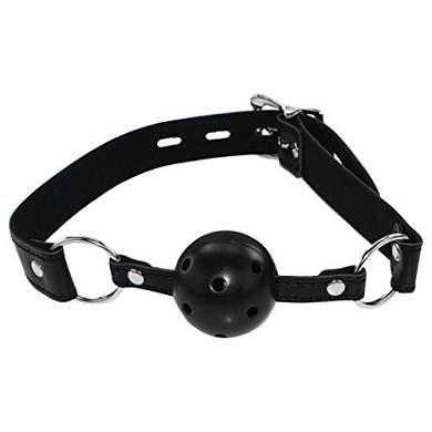 Knebel #7115. Ballknebel. schwarz