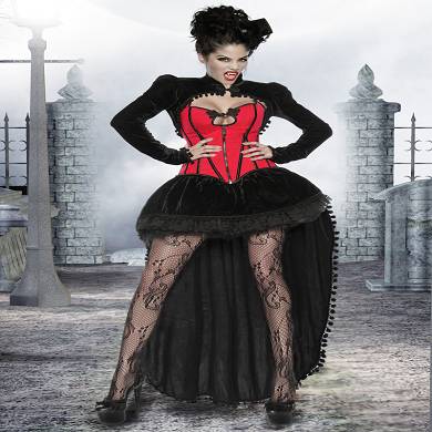 Vampirkostm mit Reiverschluss