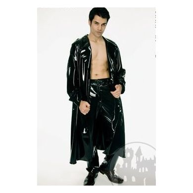 Latex Herrenmantel, genht