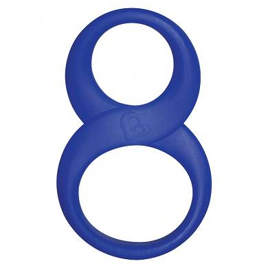 Rocks Off - 8 Ball Penisring - in Blau