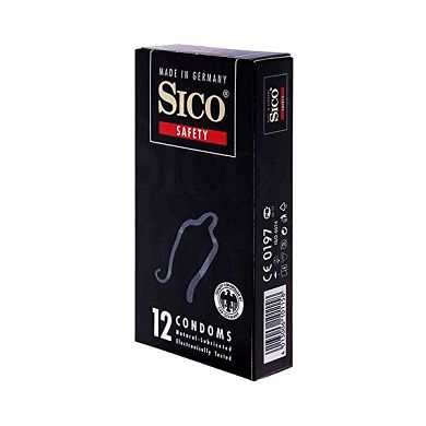 SICO Kondome Safety 12 Stück. 1er Pack (1 x 12 Stück)