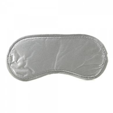 Augenmaske - Satin - in Grau