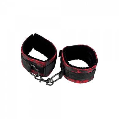 Luxus Fesseln mit Kette - in Rot