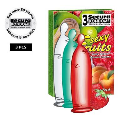 Secura Sexy Fruits Kondome - 3 Stck