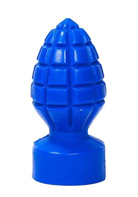15 x 6,5 cm PLUG ASS-Bomb blue
