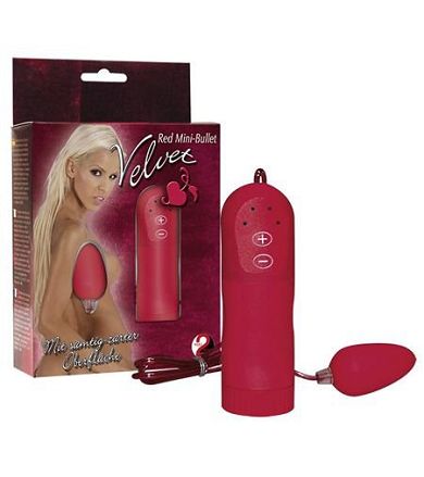 Rotes Vibroei - Mini Bullet