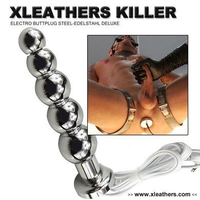 Electro Edelstahl Buttplug5 Balls 14,5 cm x Ø 3,8 cm