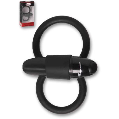 Malesation Squeeze Cock & Ball Ring mit Vibration schwarz