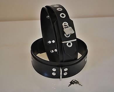 BlackRuBB Latex Oberschenkel Fesseln *abschliessbar Maßanf. Rubber Bondage Gummi