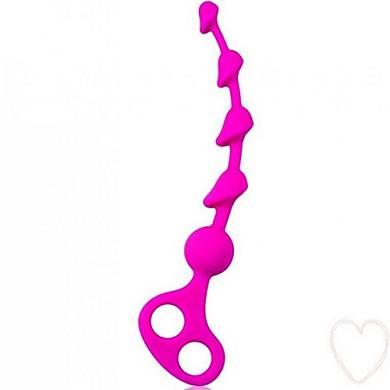 Pretty Love - Analkette - Pink - 100% Silikon - (1x1Stück)