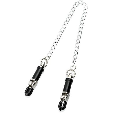Zenn Black Nipple Clamps with Short Chain