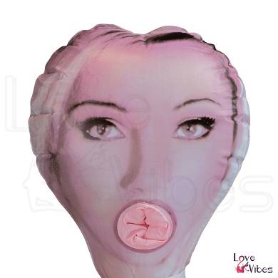 Aufblasbare Blowjob-Gummipuppe