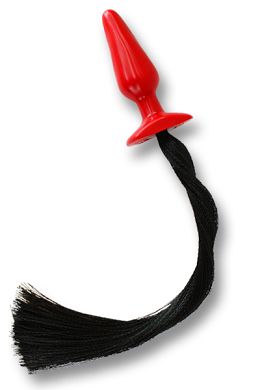 12 x 4 cm Pony Play - Plug mit Pony-Schwanz