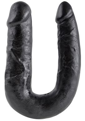 34,6 x 4 cm Dildo King Cock Medium Double Trouble black