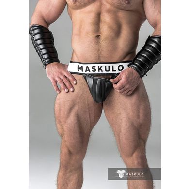 MASKULO - Fetish Jockstrap - Detachable codpiece - Black