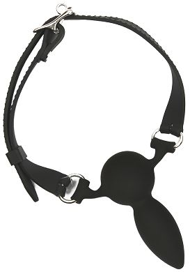 You2Toys BAD KITTY Silikon Mundknebel Plugster schwarz