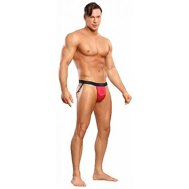 Male Power Satin Jock red