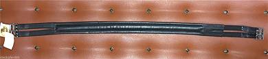 Doebert Ledersattelgurt Schwarz 130 cm Sattelgurt aus Leder schwarz Neu